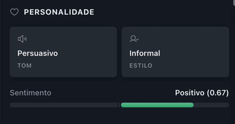 Raio‑X do seu texto - Métricas do Scripty